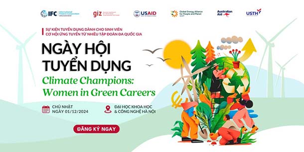 Ngày hội Tuyển dụng - Climate Champions: Women in Green Careers