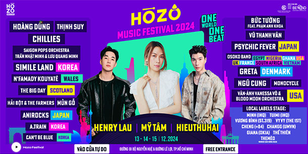 Lễ Hội Âm Nhạc Quốc Tế Hozo International Music Festival 2024