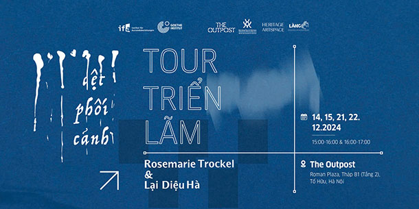 DỆT PHỐI CẢNH: Tour triển lãm Rosemarie Trockel & Lại Diệu Hà