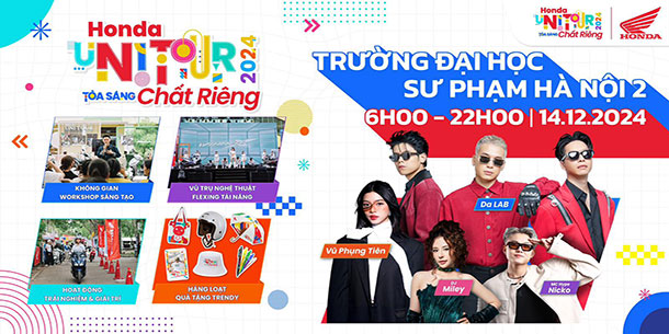 Honda UNI TOUR 2024: Tỏa sáng chất tiêng