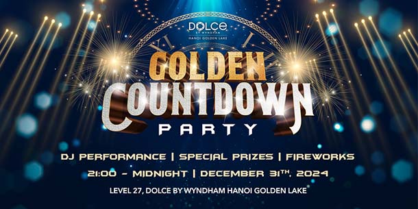 Golden Coutdown Party 2025 - Shine into the New Year