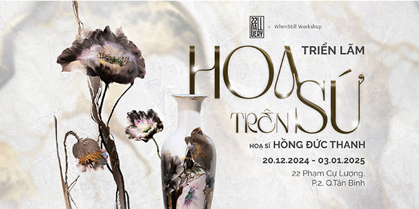 Triển lãm Hoa trên Sứ - Triển lãm vẽ trên sứ đầu tiên tại Sài Gòn.