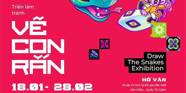 Triển lãm tranh Vẽ Con Rắn