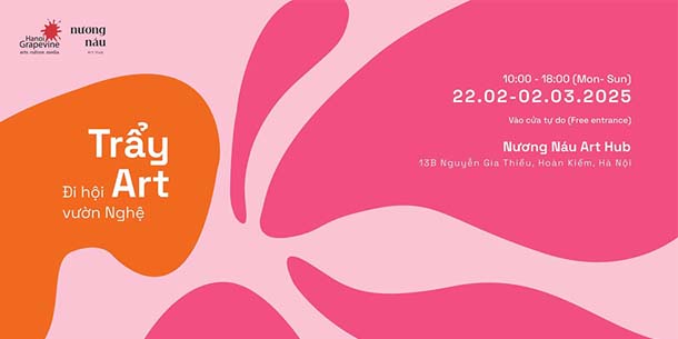Hội chợ nghệ thuật Trẩy Art - Đi hội vườn Nghệ 2025