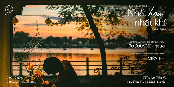 Triển lãm Ikebana: Nhất hoa Nhất Khí