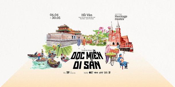 Trưng bày tranh Dọc Miền Di Sản.