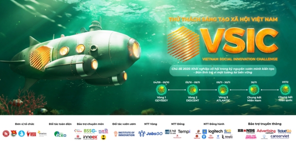 Cuộc thi Thử thách Sáng tạo Xã hội Việt Nam - Vietnam Social Innovation Challenge (VSIC 2025) chính thức quay trở lại