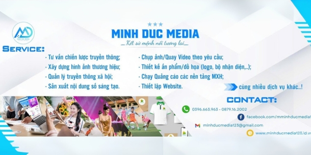 MINH DUC MEDIA - ĐƠN VỊ ĐỒNG HÀNH UY TÍN - NHÀ TÀI TRỢ VÀNG CUỘC THI MASTER HOST 2025 CỦA GREENWICH VIỆT NAM