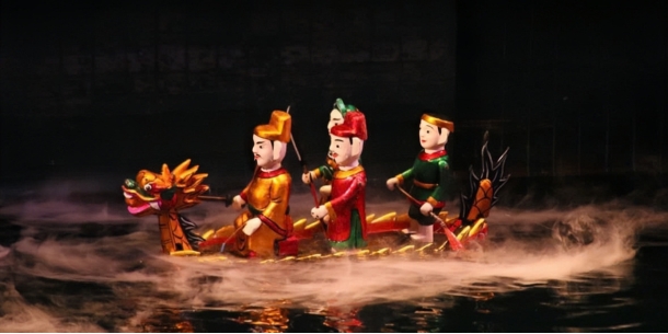 Nhóm sinh viên đưa nghệ thuật múa rối nước bước vào vào không gian số