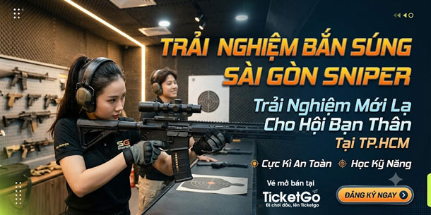 Trải nghiệm Bắn Súng Thể Thao Sài Gòn Sniper – Trải Nghiệm Mới Lạ Cho Hội Bạn Thân Tại TP.HCM