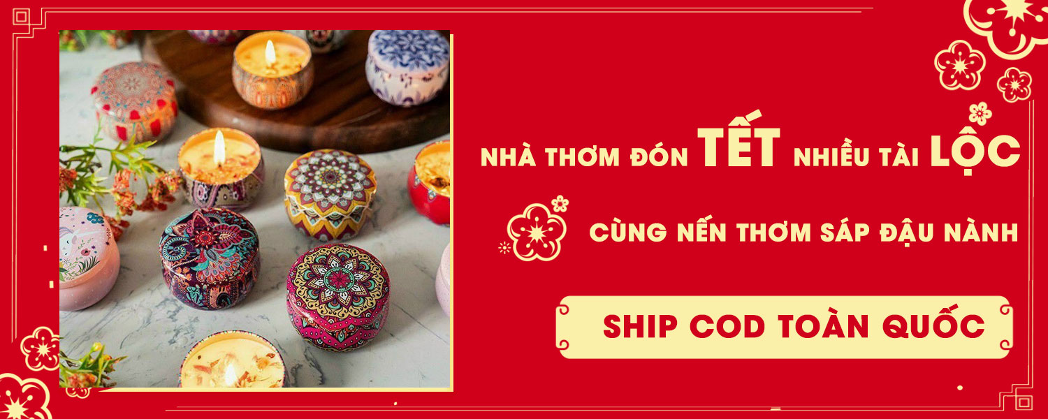 Đặt Nến Thơm sáp đậu nành - Cho nhà thơm đón Tết nhiều Tài Lộc