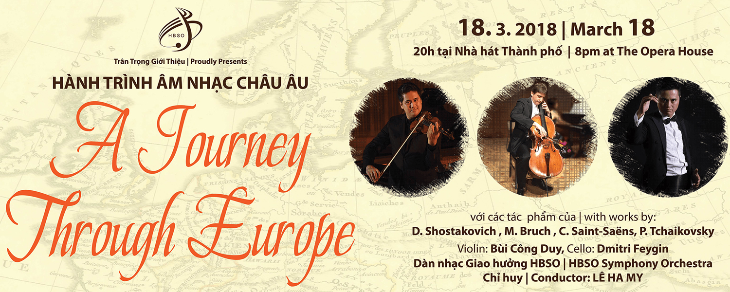 Hòa nhạc: HÀNH TRÌNH ÂM NHẠC CHÂU ÂU