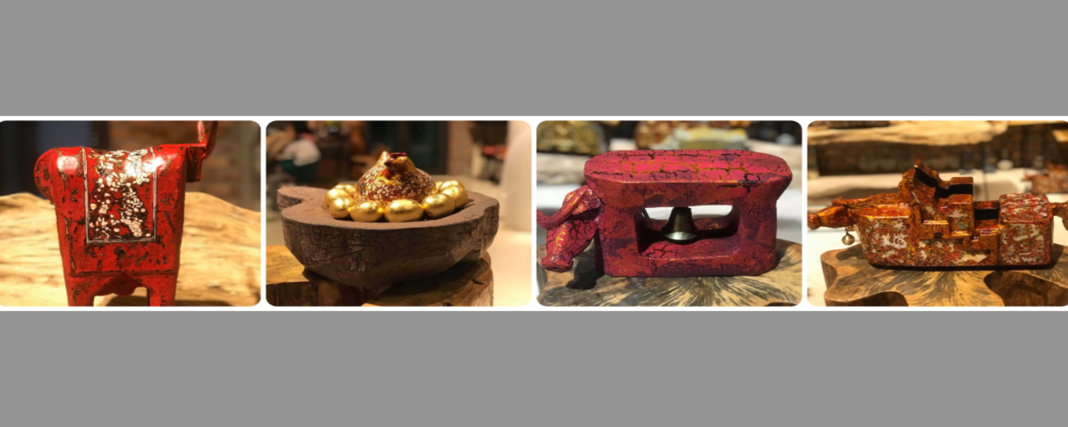 Bán tượng linh vật sơn mài trên gỗ mít đẹp trang trí không gian sống