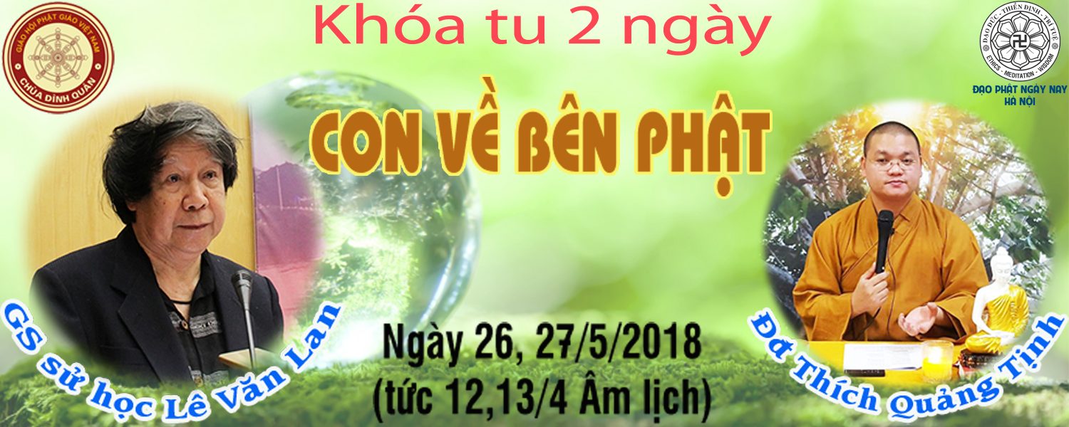 Khóa tu 2 ngày "Con về bên Phật"