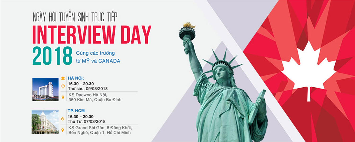 Ngày hội tuyển sinh trực tiếp Interview Day 2018