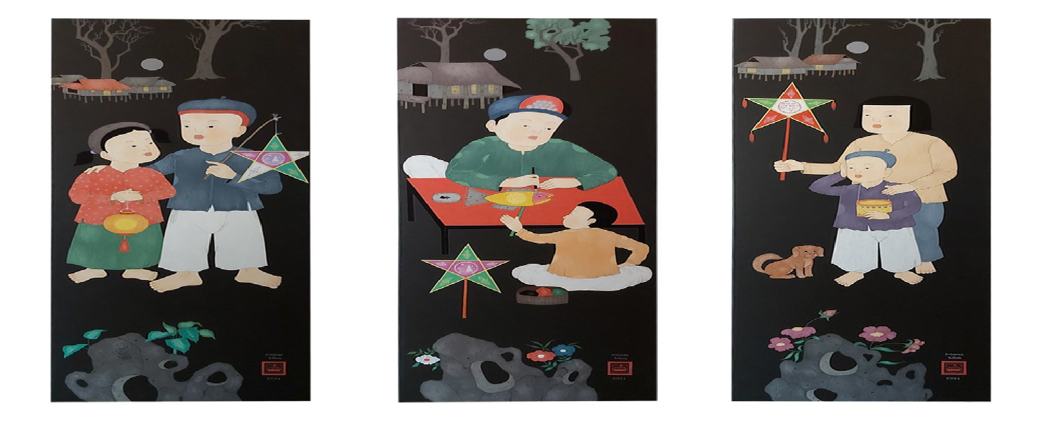 Trưng bày tranh online series về đề tài vùng cao của họa sĩ Mạnh Sáng