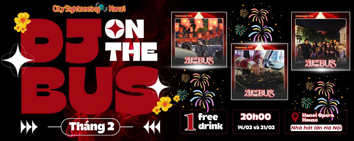 DJ on the bus - VietNam sightseeing