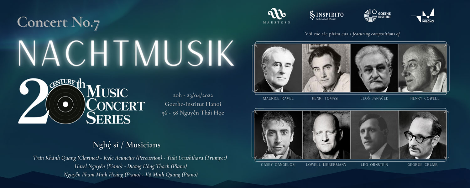 Bán vé sự kiện hòa nhạc: 20th Century Music Concert Series No.7