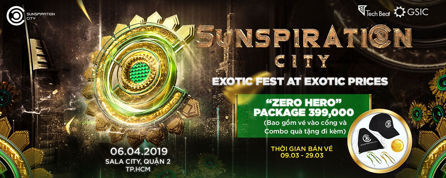 Lễ hội Văn hóa - Âm nhạc  - Công nghệ SUNSPIRATION CITY FESTIVAL 