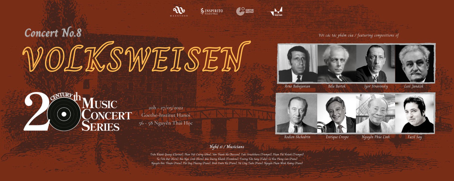 Bán vé sự kiện hòa nhạc: 20th Century Music Concert Series No.8