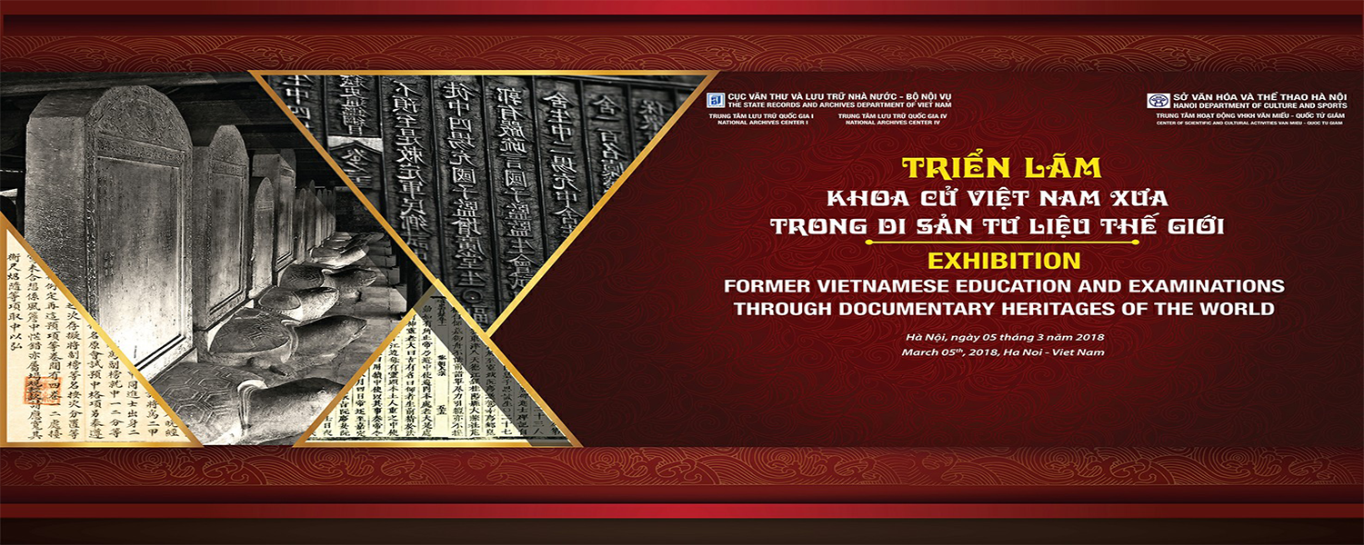 Triển lãm Khoa cử Việt Nam xưa trong Di sản tư liệu thế giới
