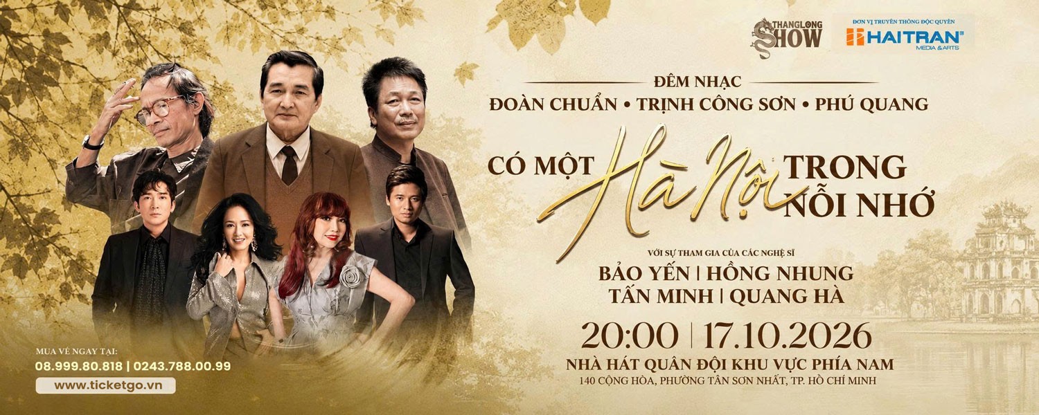 Đêm Nhạc Đoàn Chuẩn -  Trịnh Công Sơn - Phú Quang: Có Một Hà Nội Trong Nỗi Nhớ | TP.HỒ CHÍ MINH