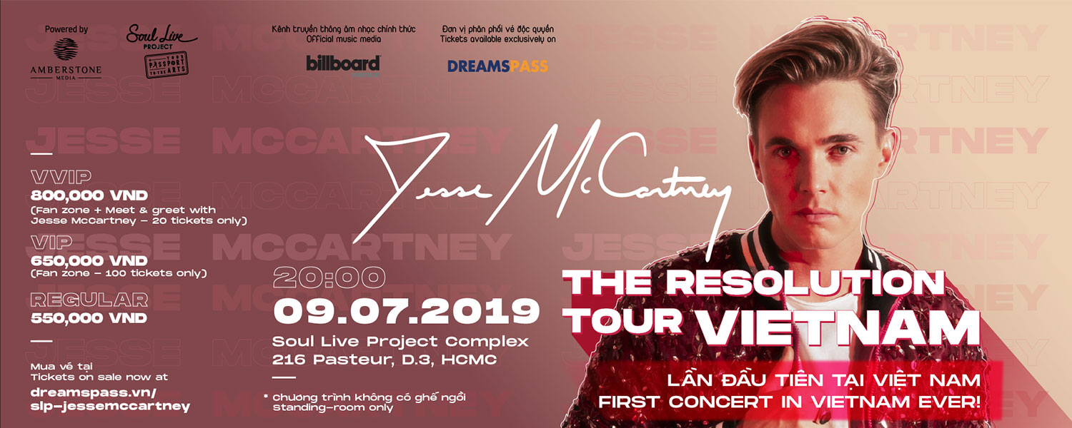 Jesse McCartney The Resolution Tour Vietnam