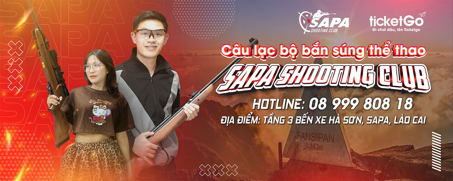 Vé trải nghiệm bắn súng thể thao Sapa Shooting Club