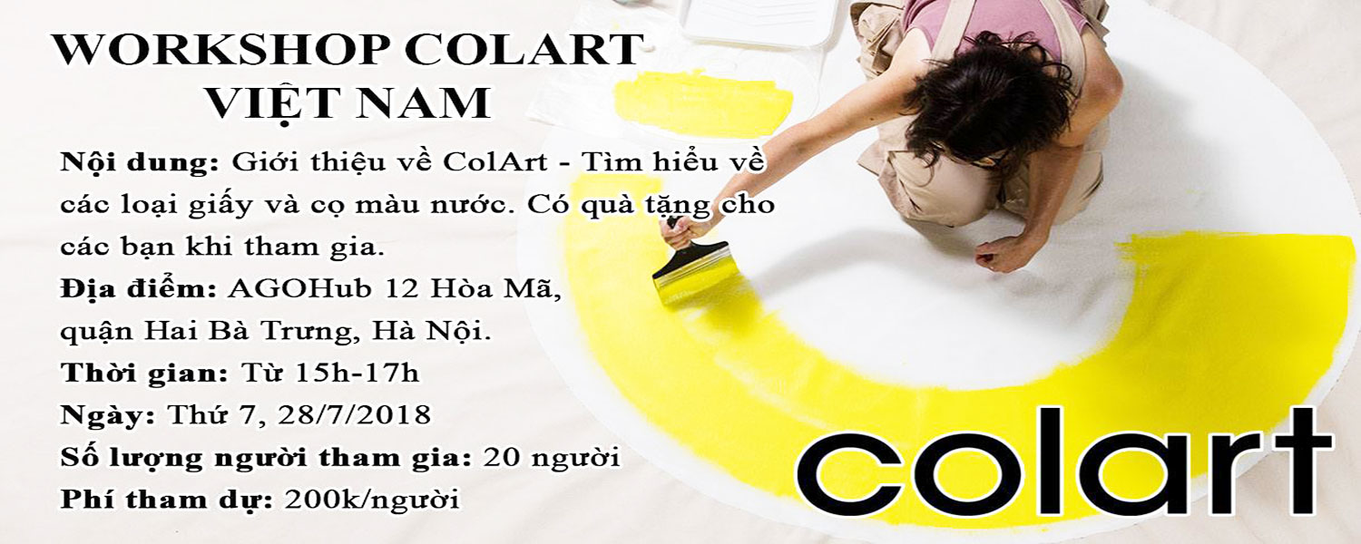 Workshop ColArt - Tìm hiểu về giấy và cọ vẽ