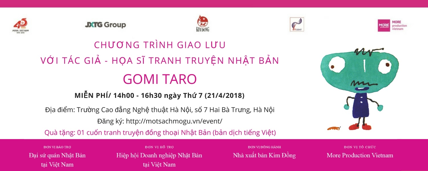 Giao lưu với tác giả - họa sĩ tranh truyện Nhật Bản Gomi Taro