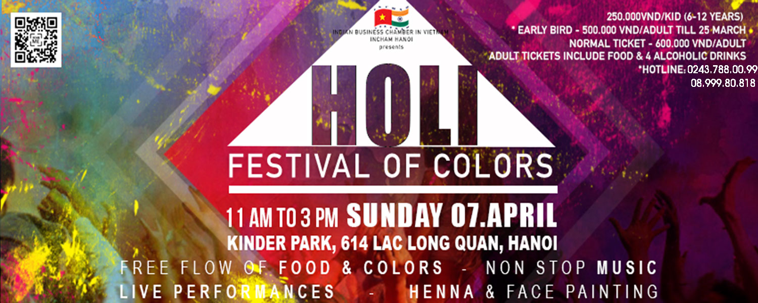 LỄ HỘI HOLI 2019 -  Festival of Colors