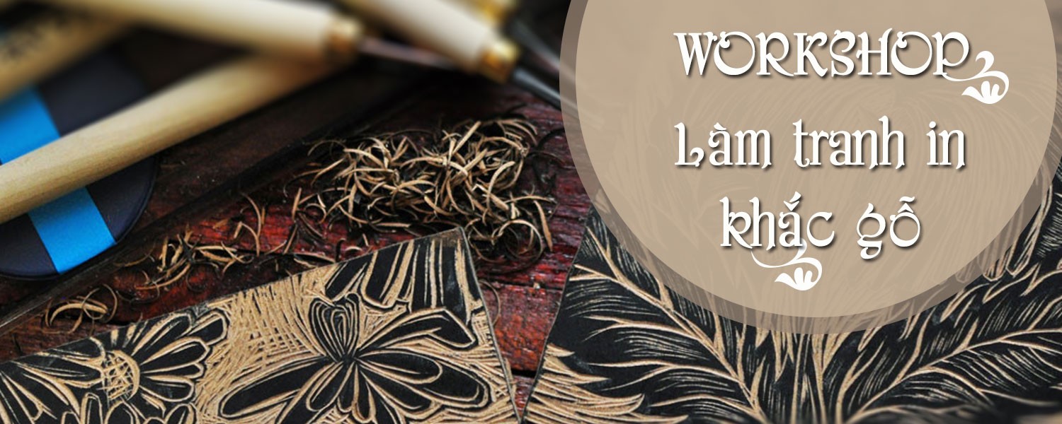 Làm tranh in khắc gỗ