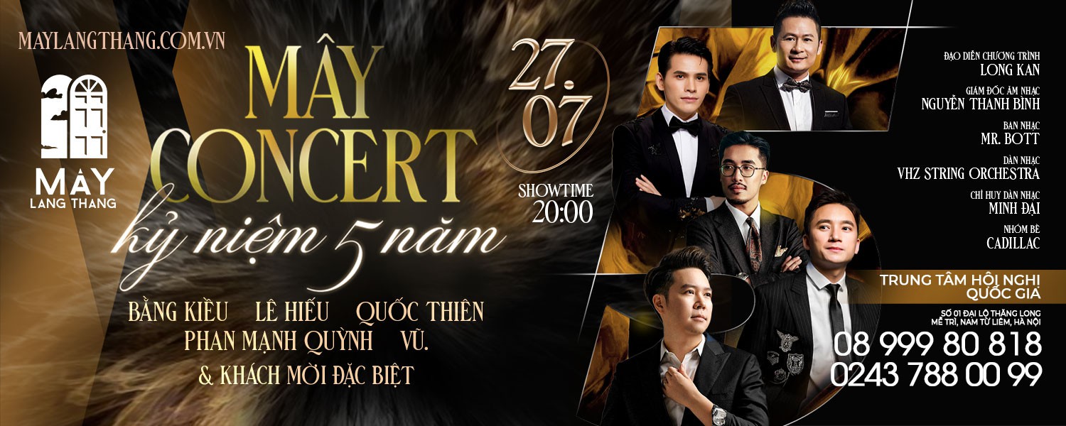 Đêm nhạc MÂY LANG THANG CONCERT in Hà Nội