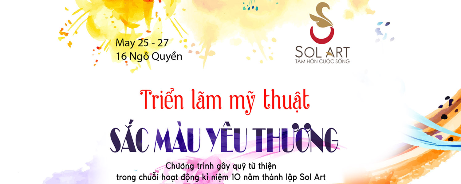 Triển lãm mỹ thuật đặc biệt - "SẮC MÀU YÊU THƯƠNG"