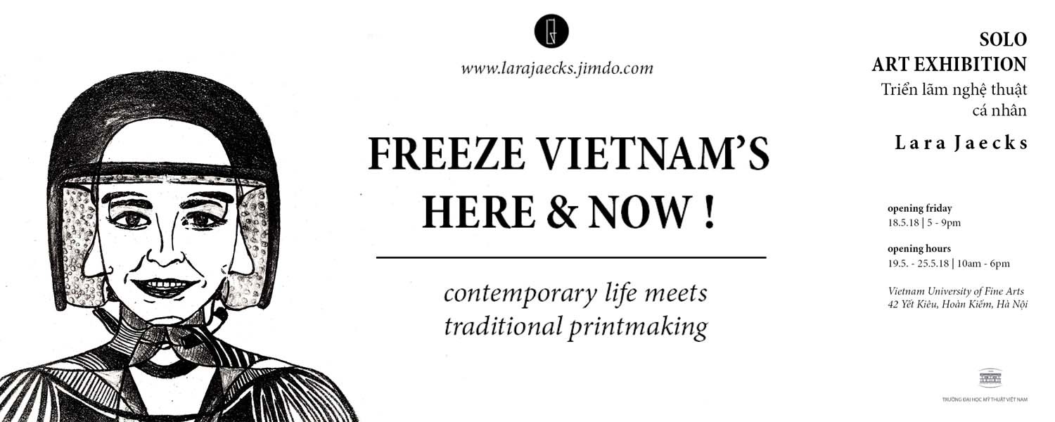 TRIỂN LÃM NGHỆ THUẬT: "NGƯNG ĐỌNG HIỆN TẠI!" - LARA JAECKS
