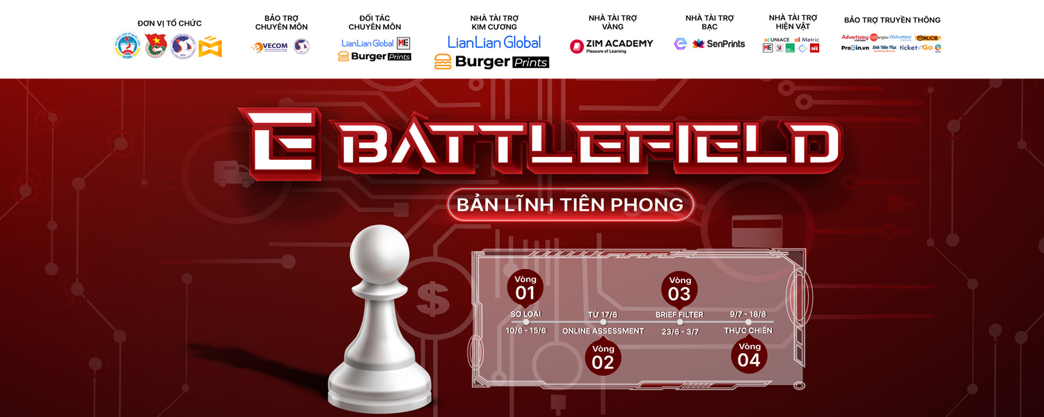 Cuộc Thi Thực Chiến Kinh Doanh E-BattleField: Bản lĩnh tiên phong