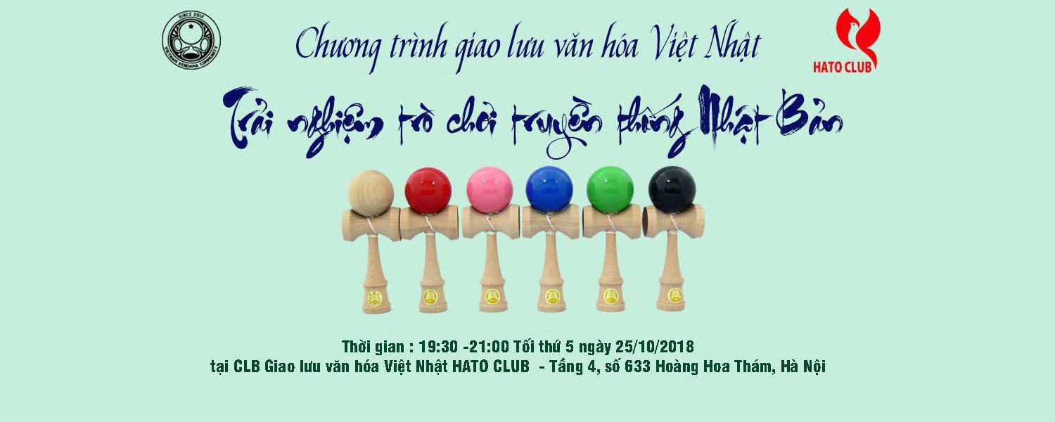 Trải nghiệm văn hóa Nhật Bản qua trò chơi truyền thống Kendama
