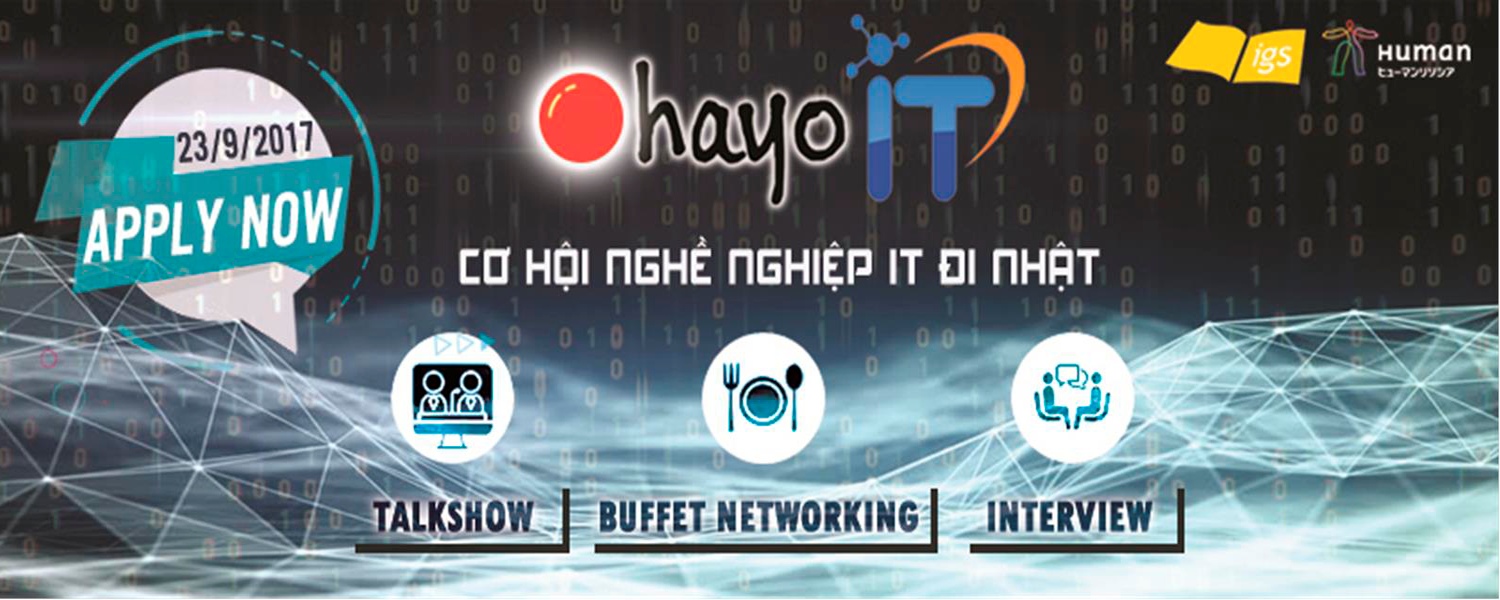 Sự kiện Ohayo IT! Cơ hội nghề nghiệp IT tại Nhật