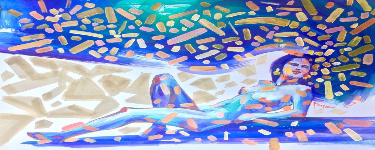 Loạt tranh Nude đình đám của họa sĩ  Vurgo style Đoàn Ngọc Vững gây hiệu ứng và ấn tượng thị giác mạnh mẽ