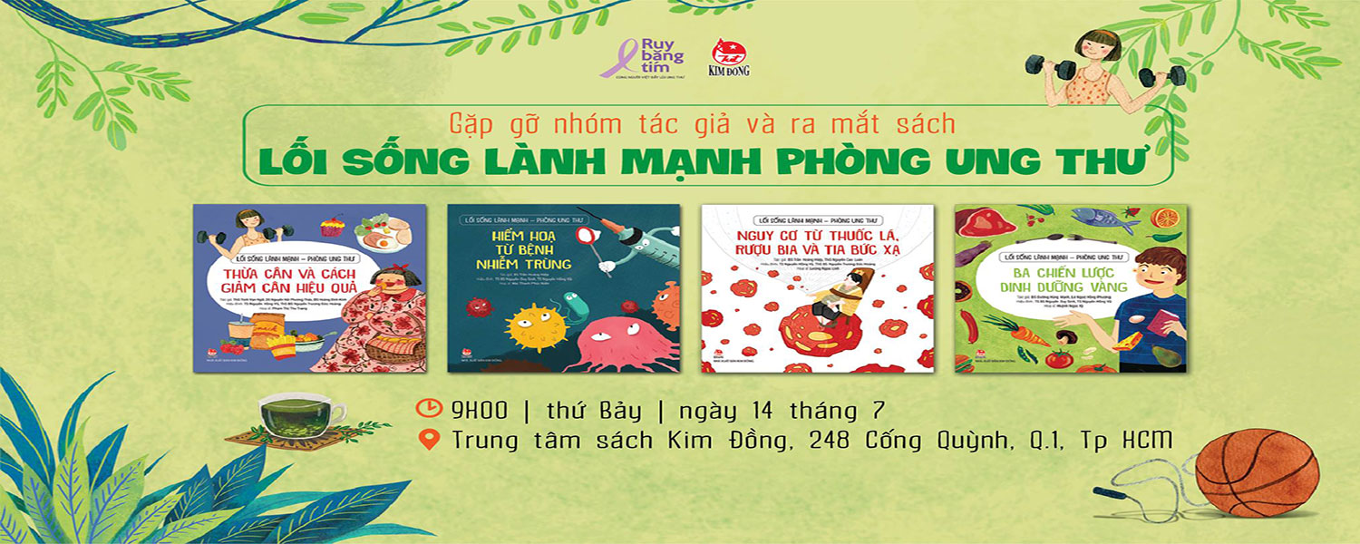 Gặp gỡ nhóm tác giả và ra mắt sách: LỐI SỐNG LÀNH MẠNH -  PHÒNG UNG THƯ