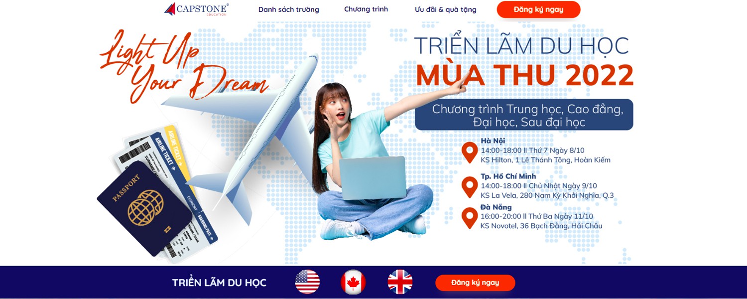Triển lãm Du học mùa thu 2022 - Light up your dream 