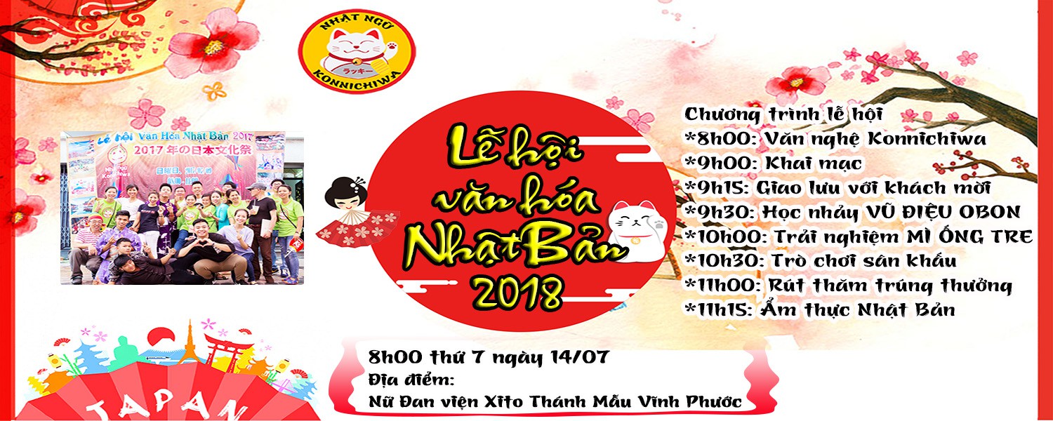 Trại hè kĩ năng Konnichiwa 2018 - Lễ hội văn hóa Nhật Bản
