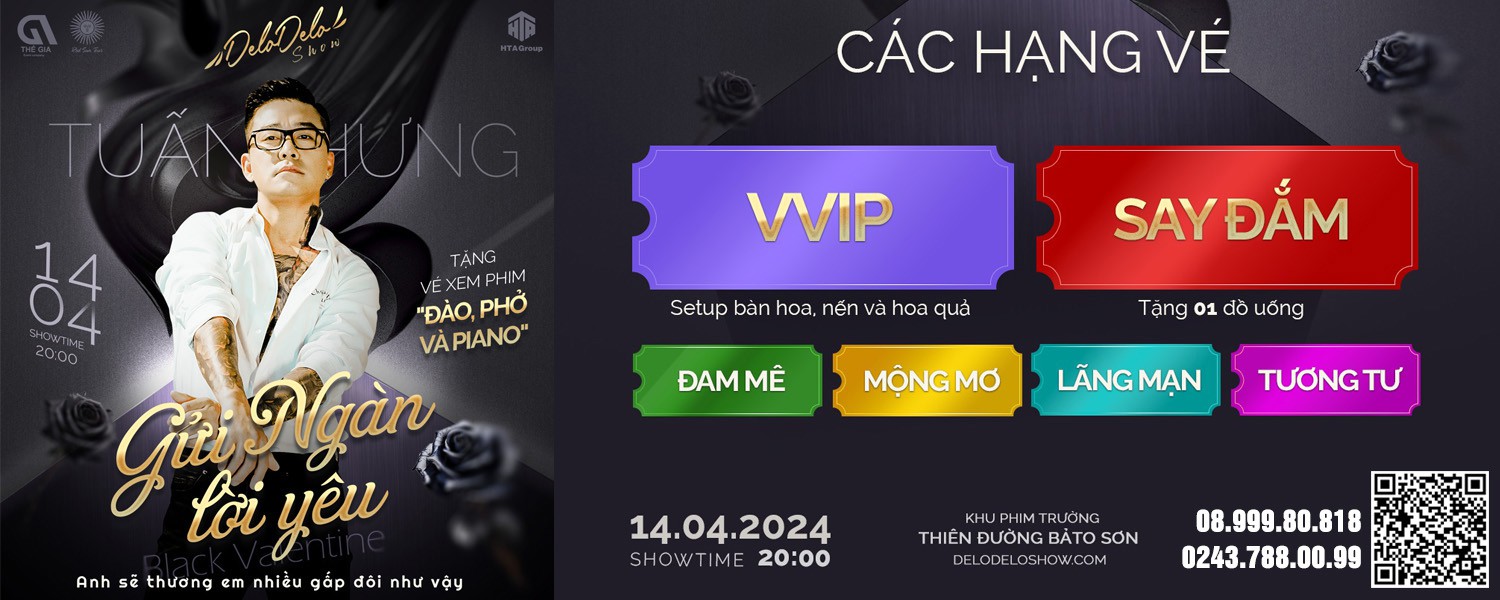 Liveshow Tuấn Hưng - Gửi ngàn lời yêu - Nhân ngày Black Valentine 14.04.2024