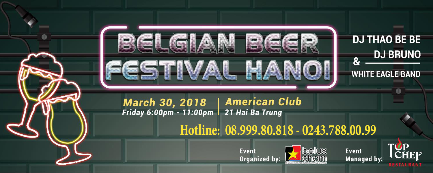 Lễ hội bia Bỉ - Belgian Beer Festival 2018