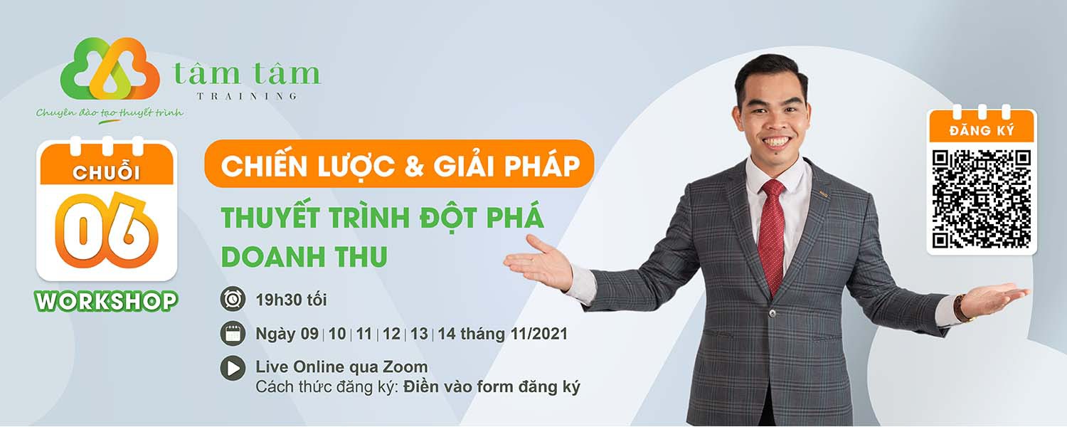 Chuỗi 6 Workshop Chiến Lược và Giải Pháp Thuyết Trình Đột Phá Doanh Thu