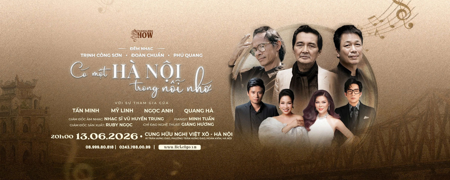 Đêm Nhạc Trịnh Công Sơn - Đoàn Chuẩn - Phú Quang: Có Một Hà Nội Trong Nỗi Nhớ | Cung Việt Xô 13.06.2026