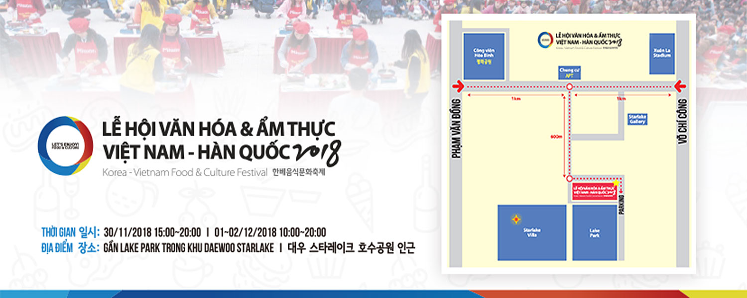 Lễ hội Văn Hóa & Ẩm thực Việt Nam - Hàn Quốc