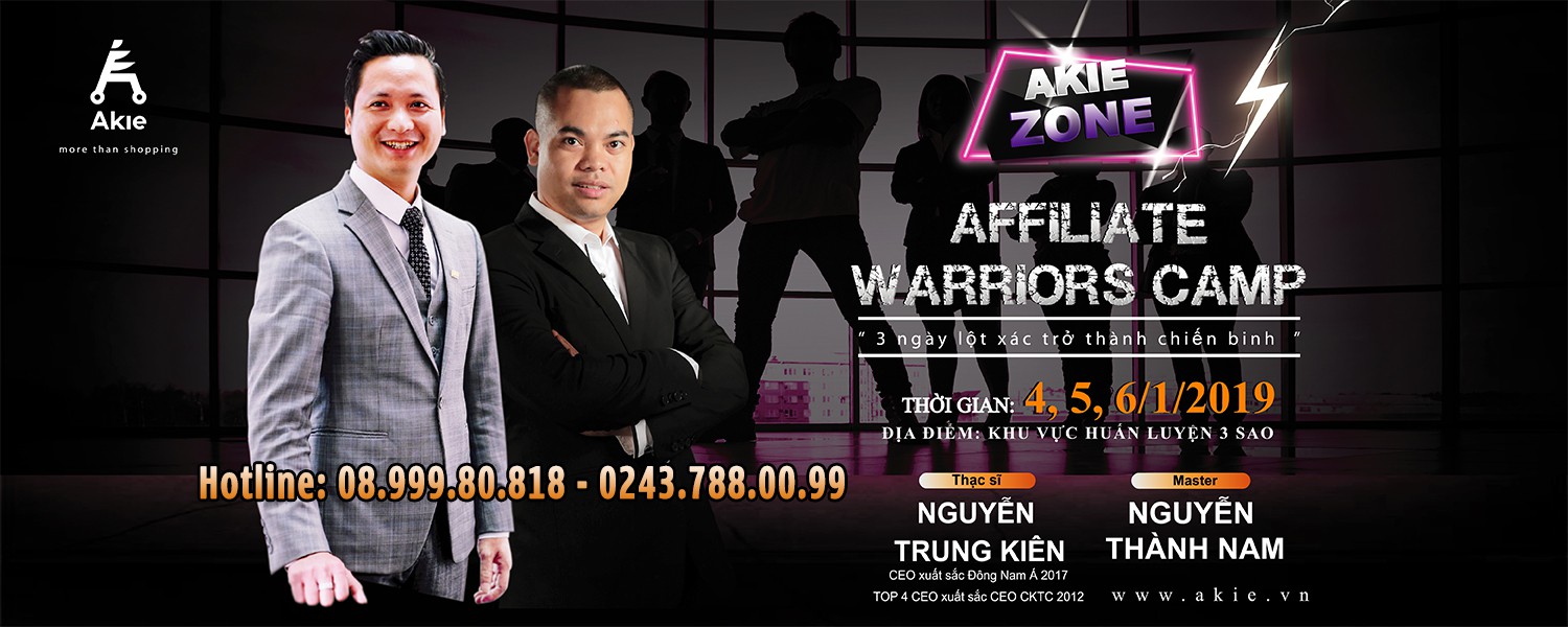 Affiliate Warriors Camp - Trại Chiến Binh Tiếp Thị Liên Kết
