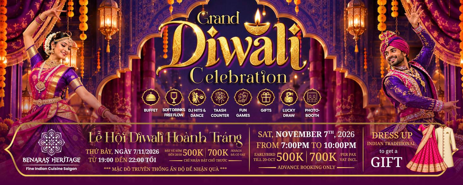Lễ hội Ánh sáng Diwali 2026 - India's Festival of Lights in Saigon