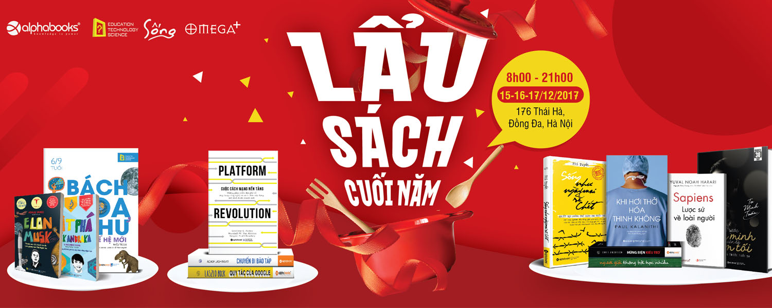 Lẩu sách cuối năm 2017 - Alpha Books